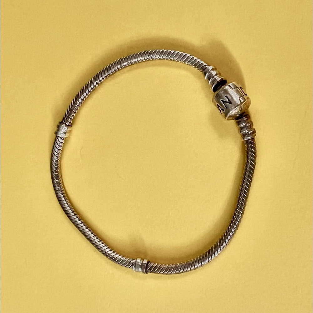 Authentic Pandora 925 Sterling Silver Bracelet-7.5”